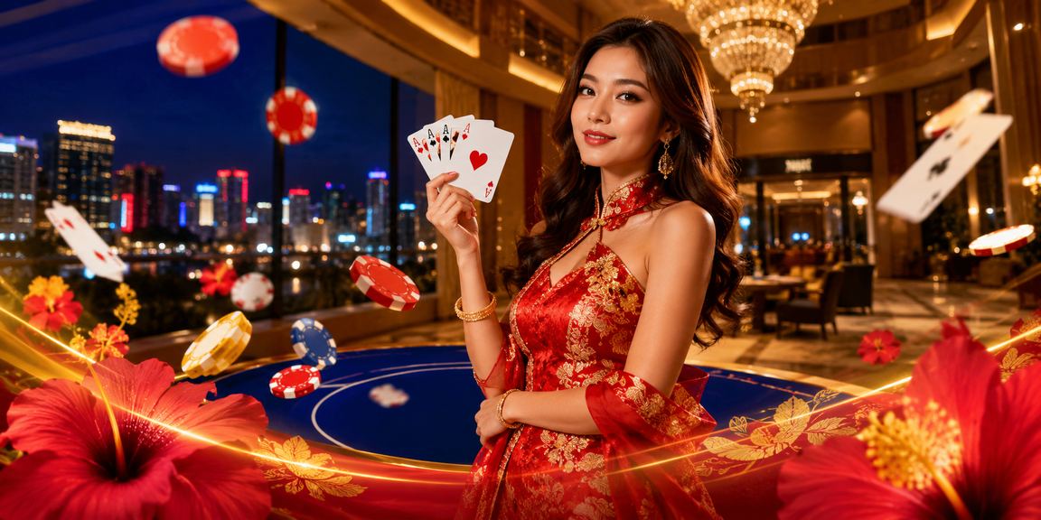 Pemain 2pac di Seremban menggunakan sokongan pelanggan semasa bermain permainan poker dalam talian